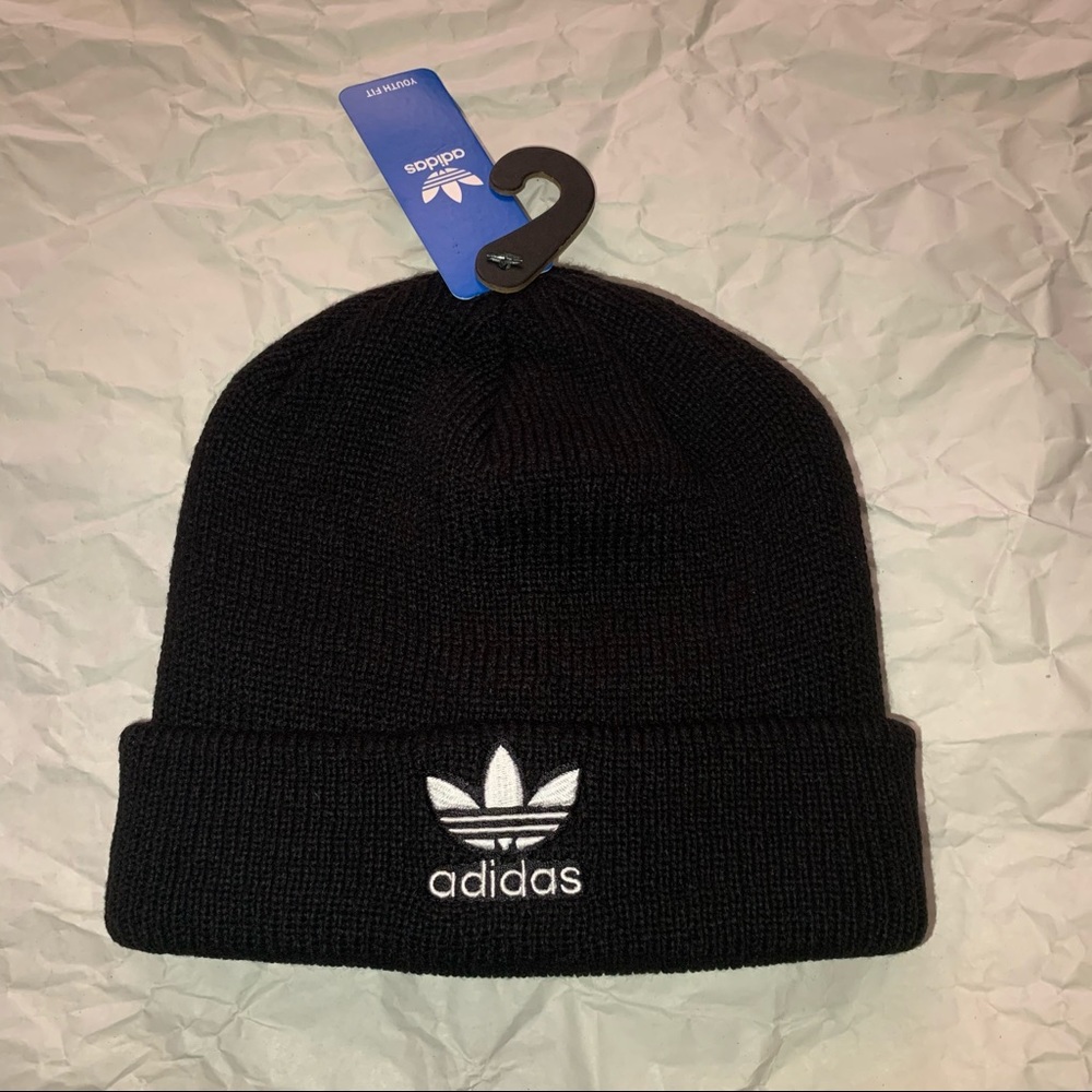 Adidas trefoil beanie youth